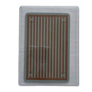 HERMES Rare Ace Of Diamond Playing Card Orange Stripe Logo Trump